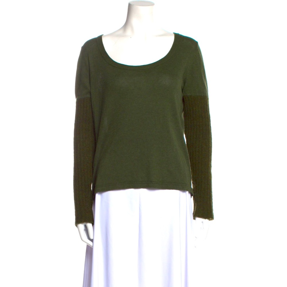 Vintage 2006 Miu Miu ( Prada) long sleeve scoop neck sweater  with zipper back